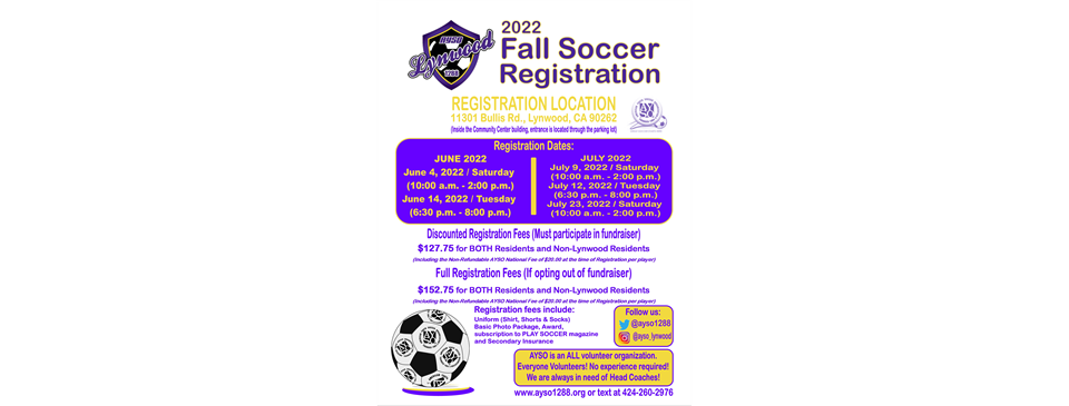 Fall 2022 Registration
