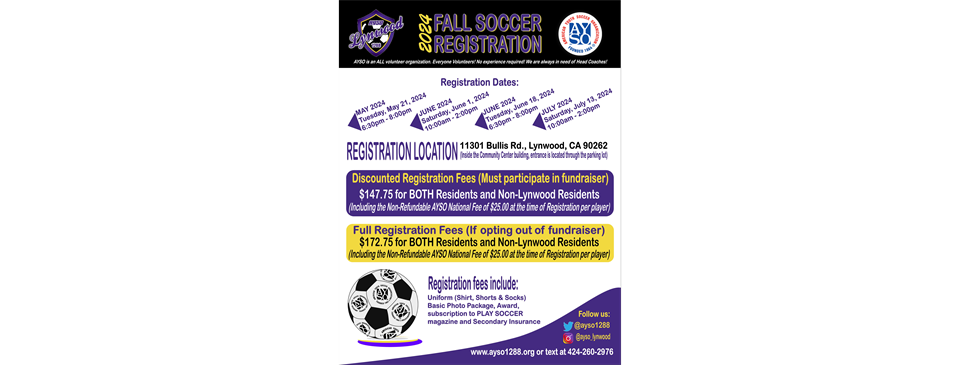 Fall 2024 Registration
